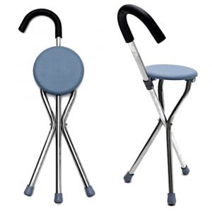 Walking Stick with Fold Down Seat - image 1